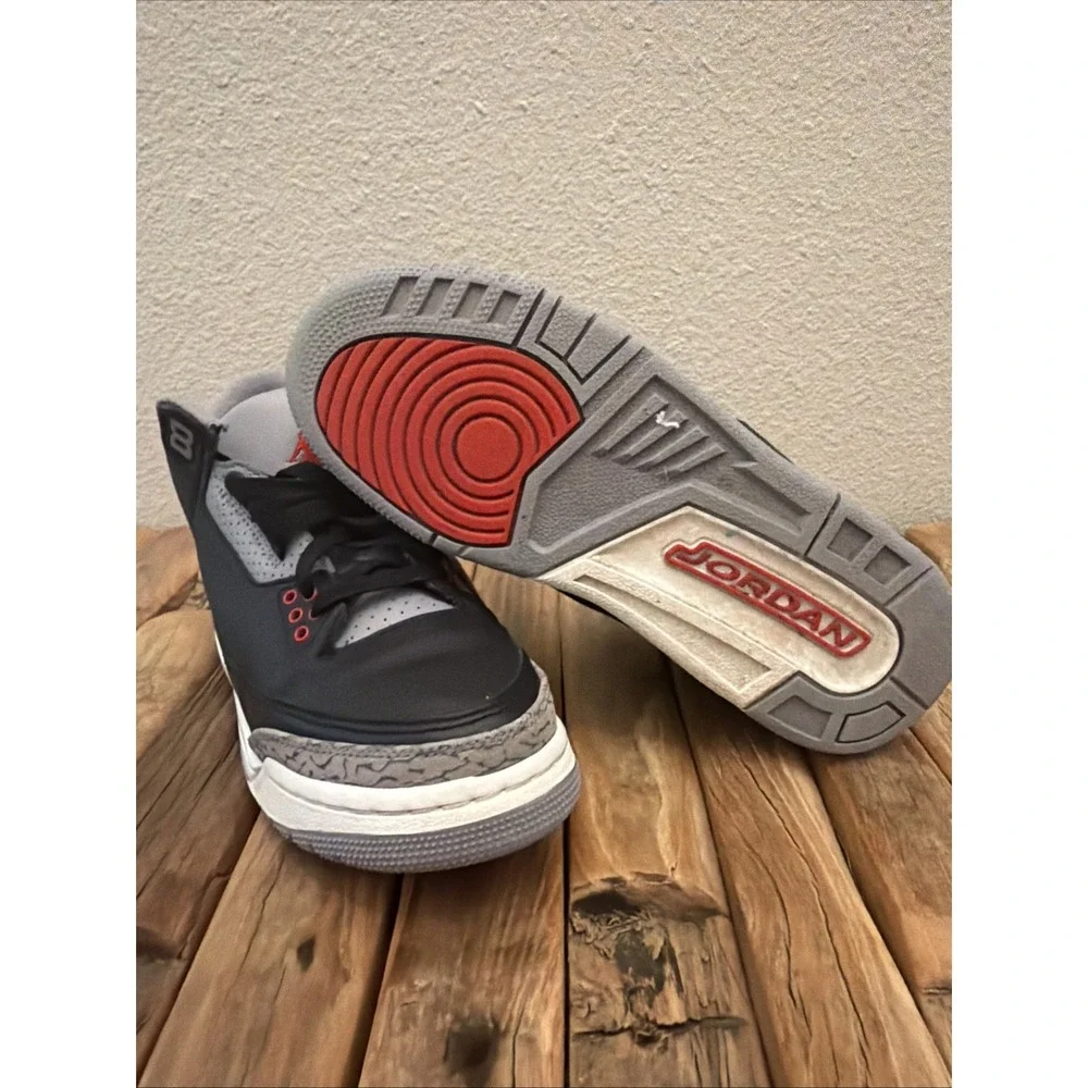 Nike Youth Air Jordan 3 Retro Black Cement DM0967-010 GS Shoes Sz 5Y
